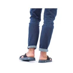 Discount Men'S Mules Pacific Blue-Brown Men'S Mules & Slippers