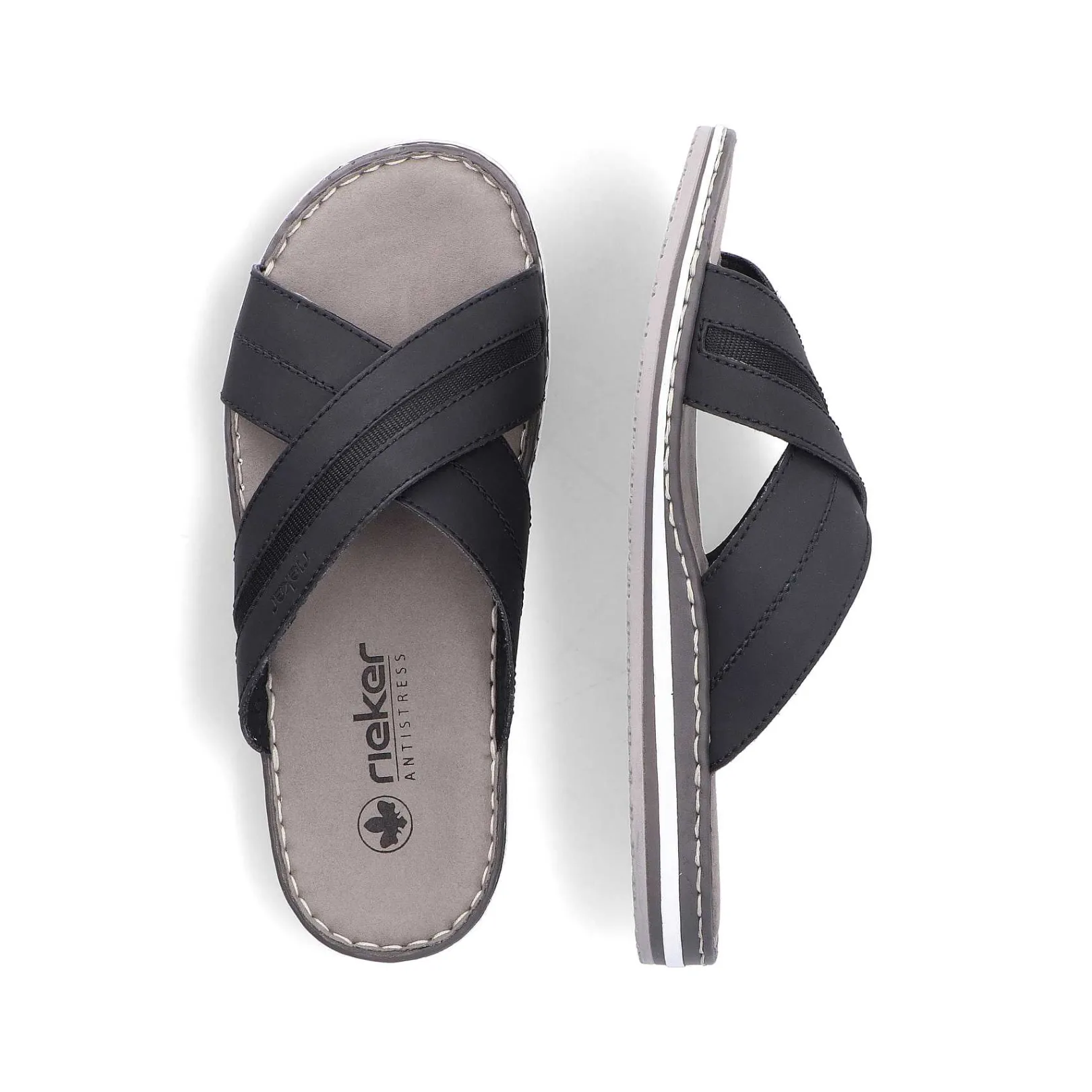 Outlet Men'S Mules Steel Black Men'S Mules & Slippers