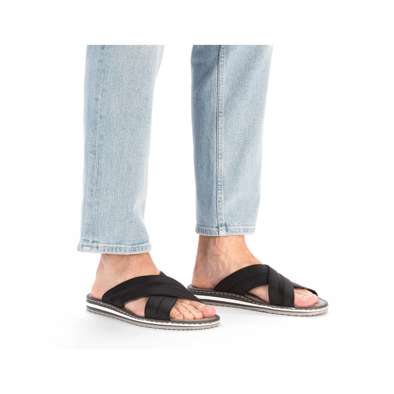 Outlet Men'S Mules Steel Black Men'S Mules & Slippers