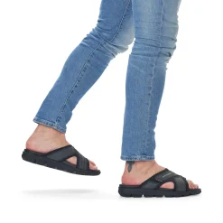 Discount Men'S Mules Steel Black Men'S Mules & Slippers