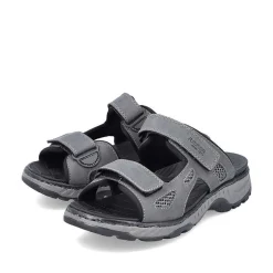 Outlet Men'S Mules Steel Gray Men'S Mules & Slippers