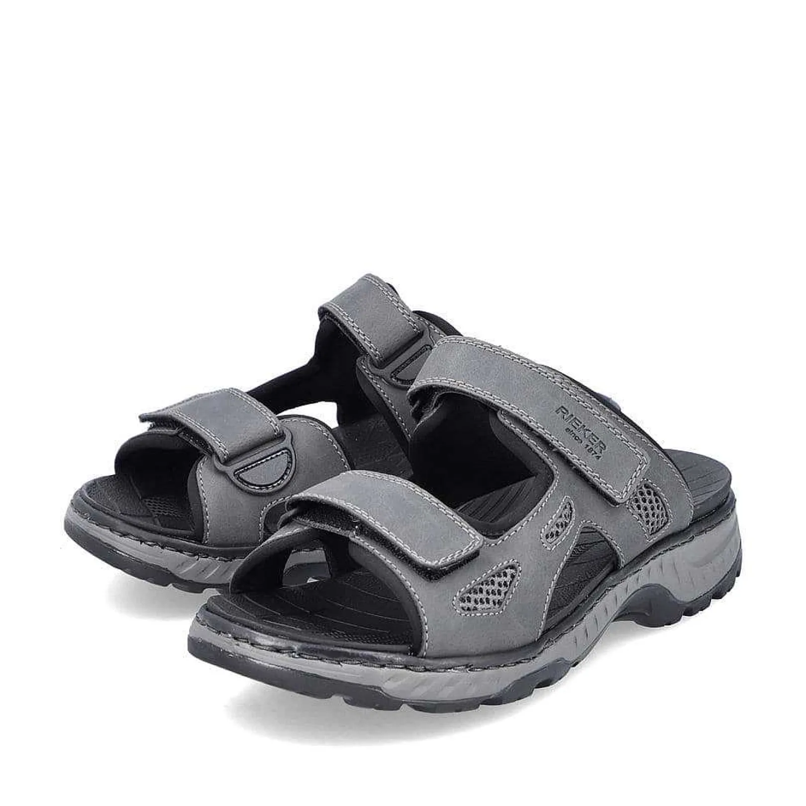 Outlet Men'S Mules Steel Gray Men'S Mules & Slippers