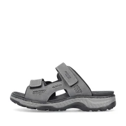 Outlet Men'S Mules Steel Gray Men'S Mules & Slippers