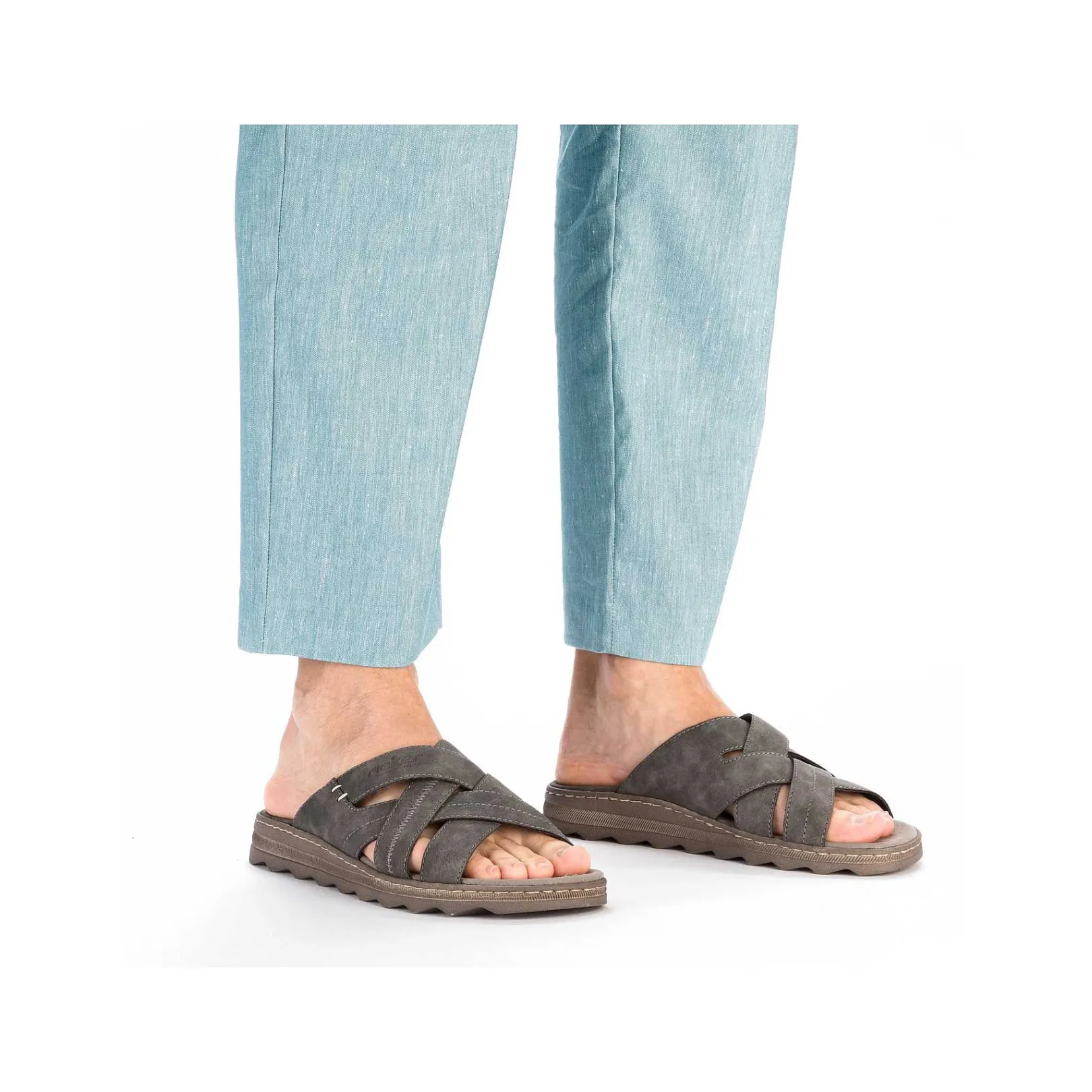 Men'S Mules Stone Gray Men'S Summer Shoes