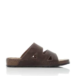 Online Men'S Mules Tobacco Brown Men'S Mules & Slippers