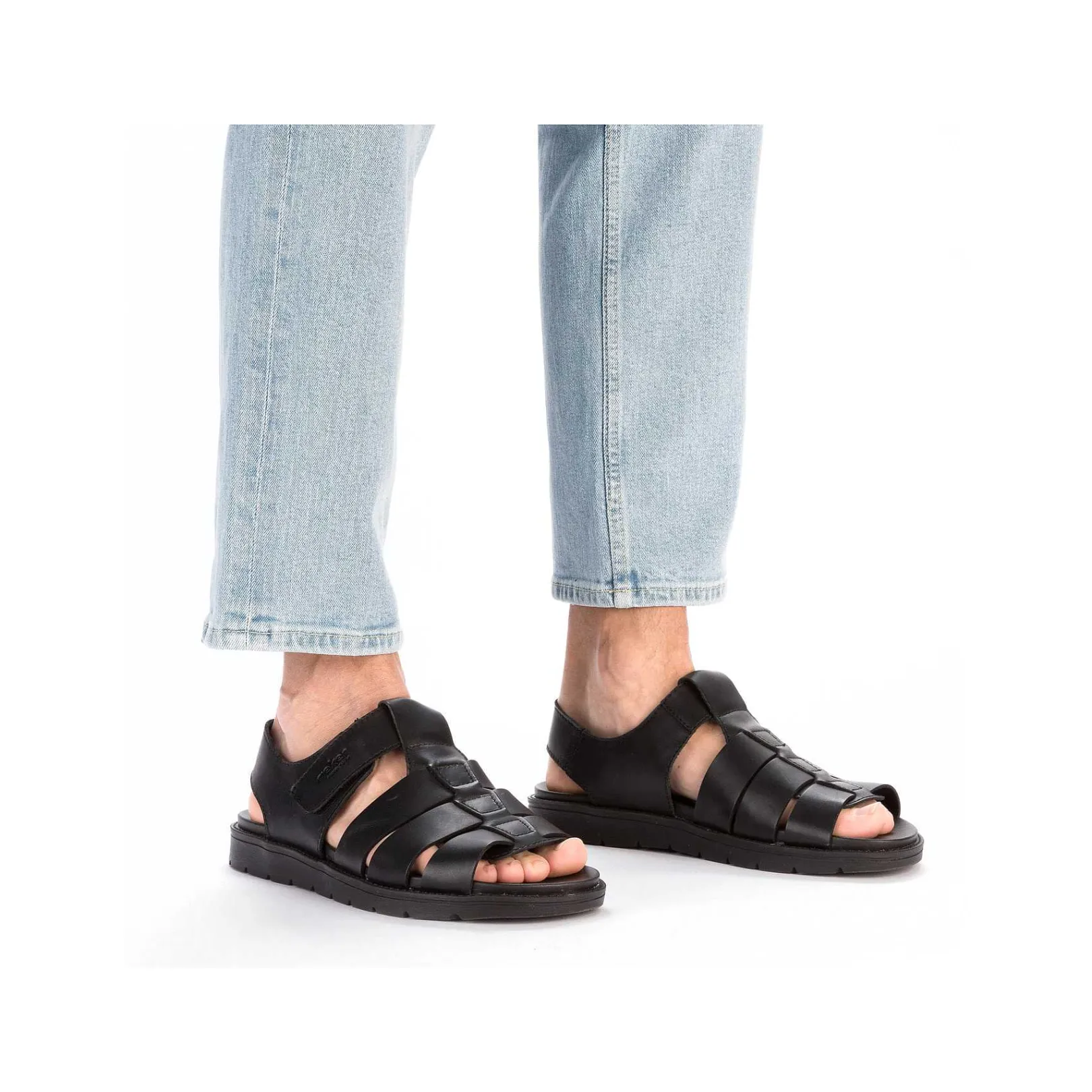 Outlet Men'S Sandals Midnight Black Men'S Sandals