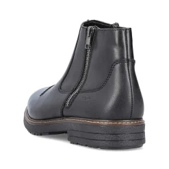 Discount Men'S Short Boots Glossy Black Men'S Boots