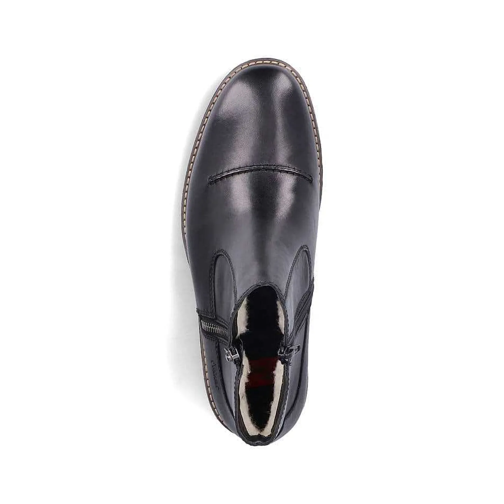 Discount Men'S Short Boots Glossy Black Men'S Boots