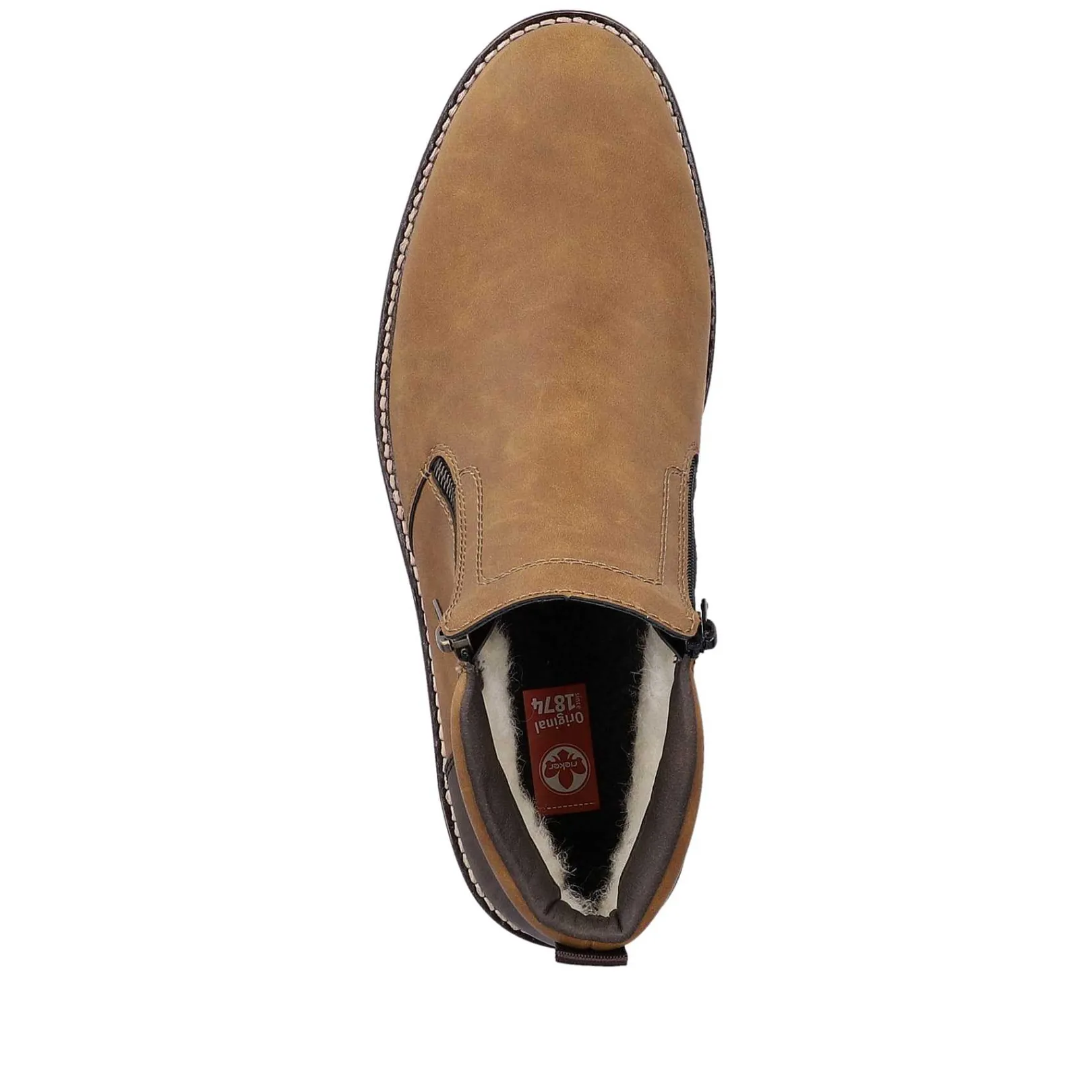 New Men'S Short Boots Nougat Brown Men'S Boots