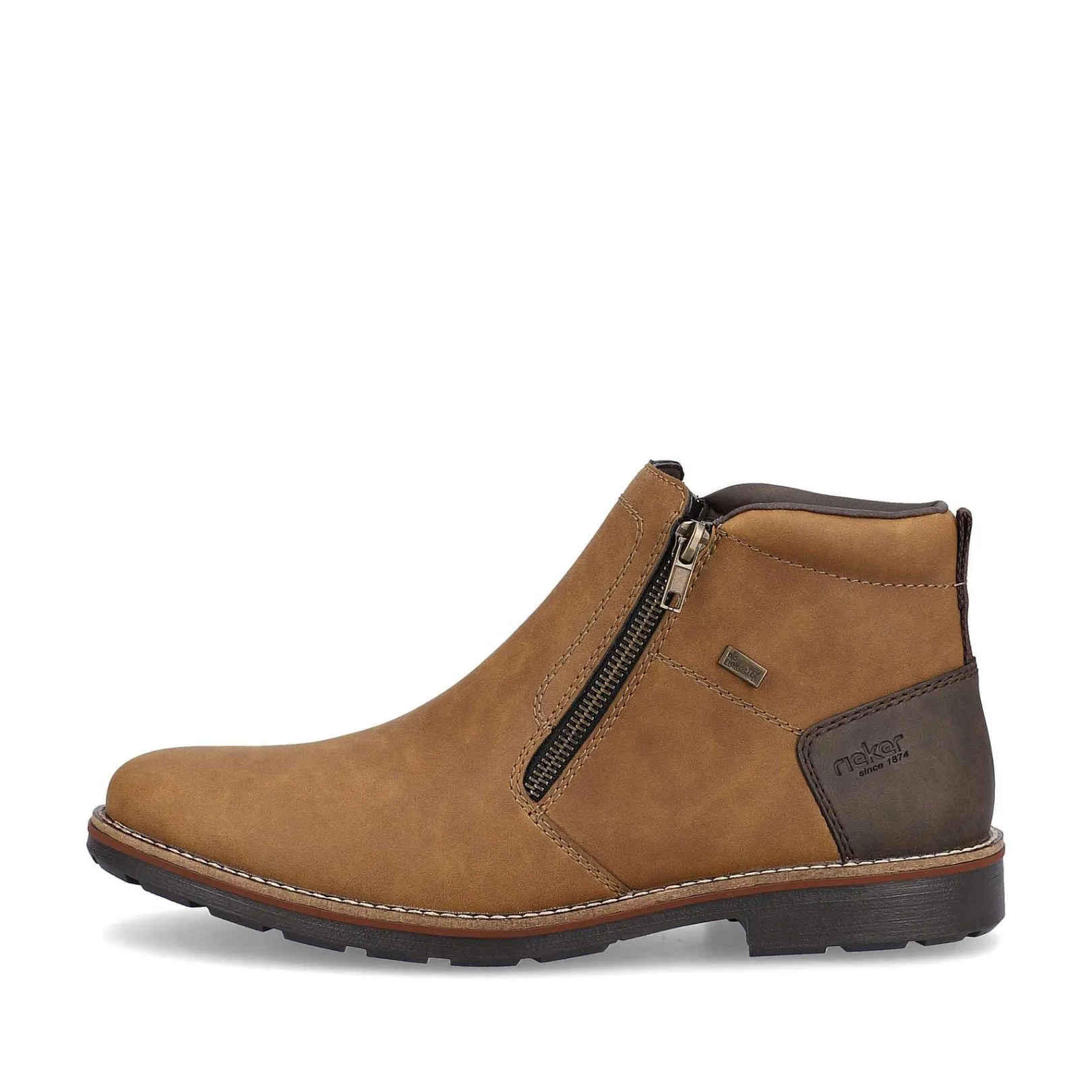 New Men'S Short Boots Nougat Brown Men'S Boots