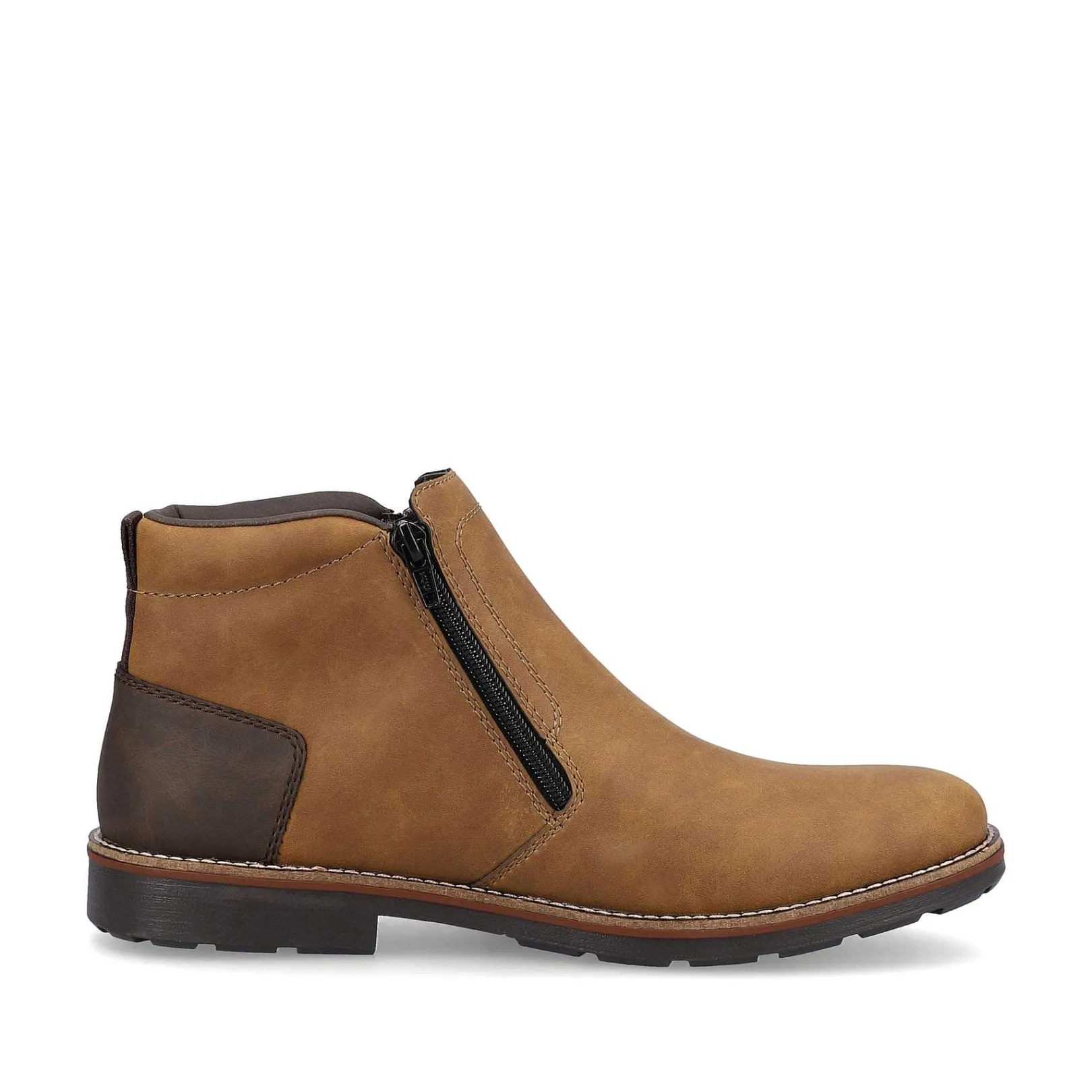 New Men'S Short Boots Nougat Brown Men'S Boots