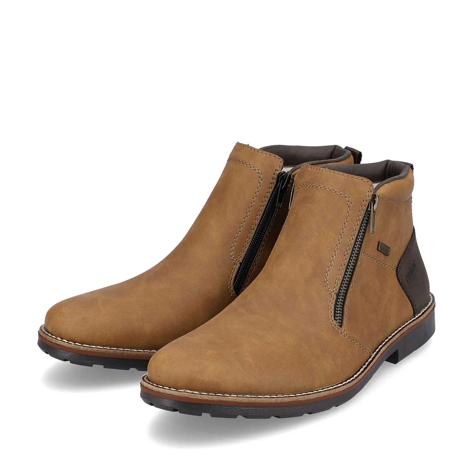 New Men'S Short Boots Nougat Brown Men'S Boots
