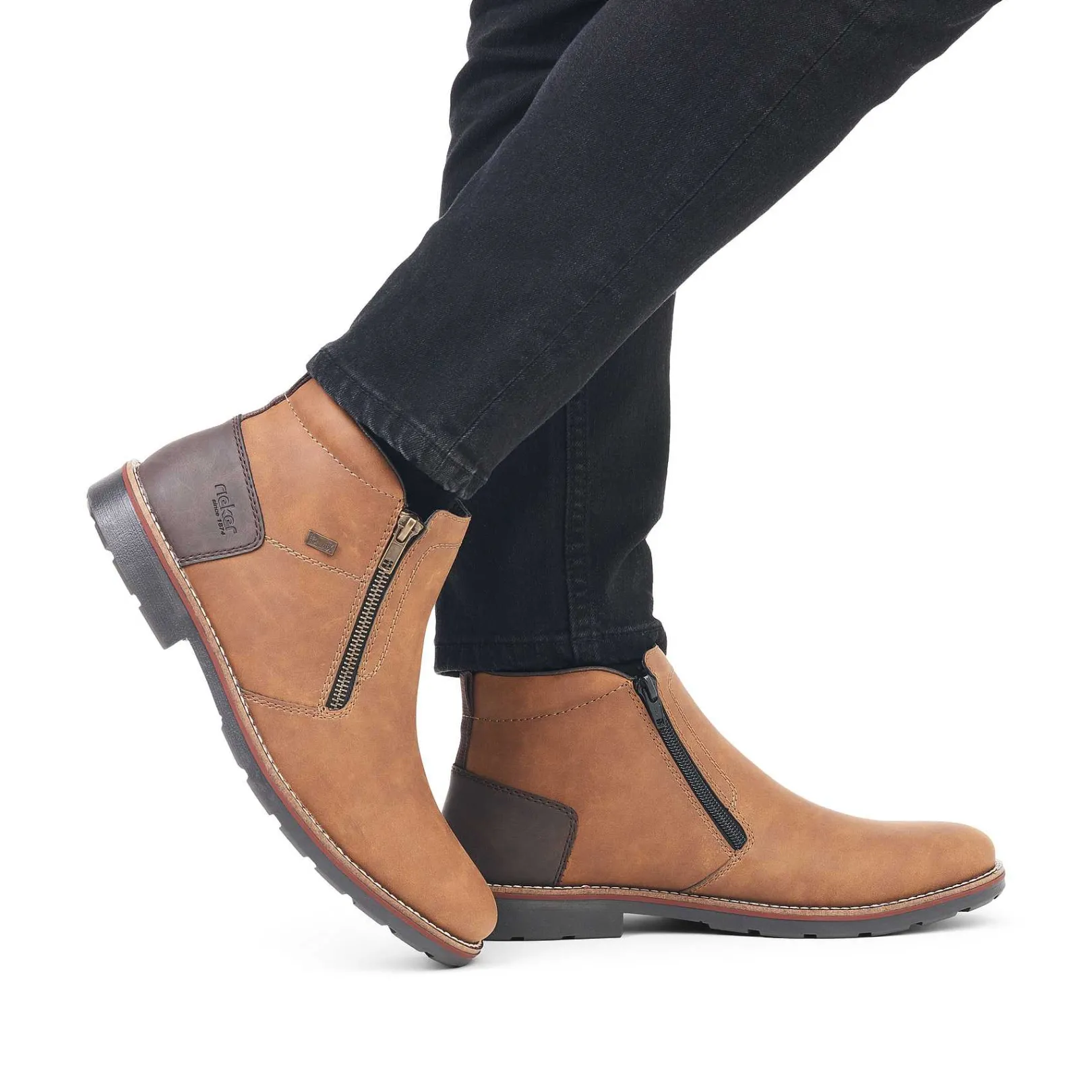 New Men'S Short Boots Nougat Brown Men'S Boots
