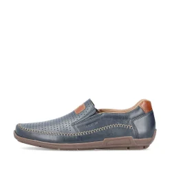 Discount Men'S Slippers Blue Metallic Men'S Low Shoes & Slippers