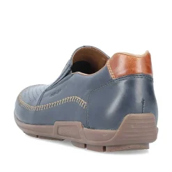 Discount Men'S Slippers Blue Metallic Men'S Low Shoes & Slippers