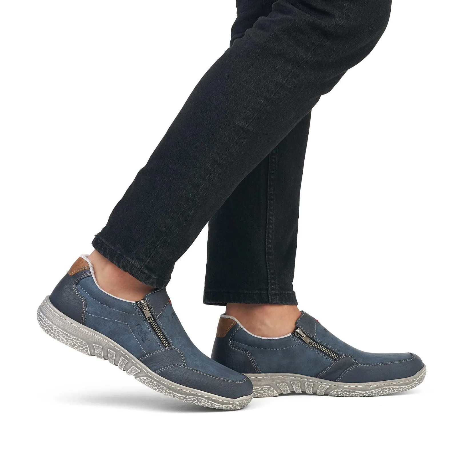 Sale Men'S Slippers Blue Gray Men'S Low Shoes & Slippers