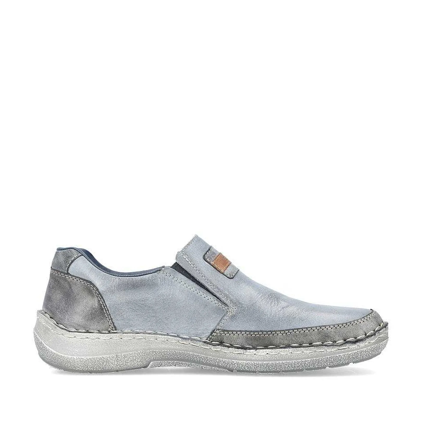 New Men'S Slippers Blue Metallic Men'S Low Shoes & Slippers