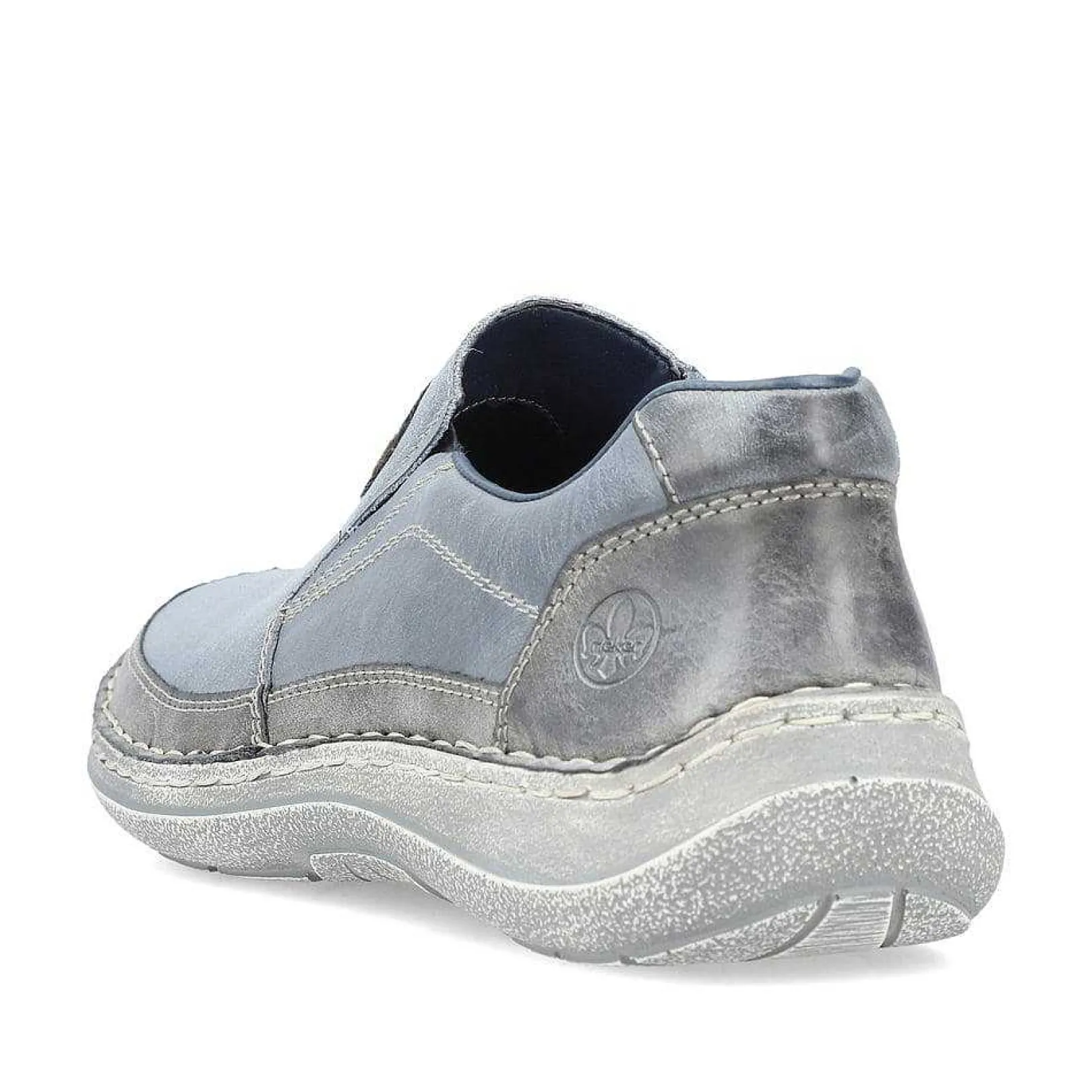 New Men'S Slippers Blue Metallic Men'S Low Shoes & Slippers