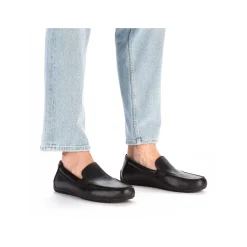 Men'S Slippers Glossy Black Men'S Low Shoes & Slippers