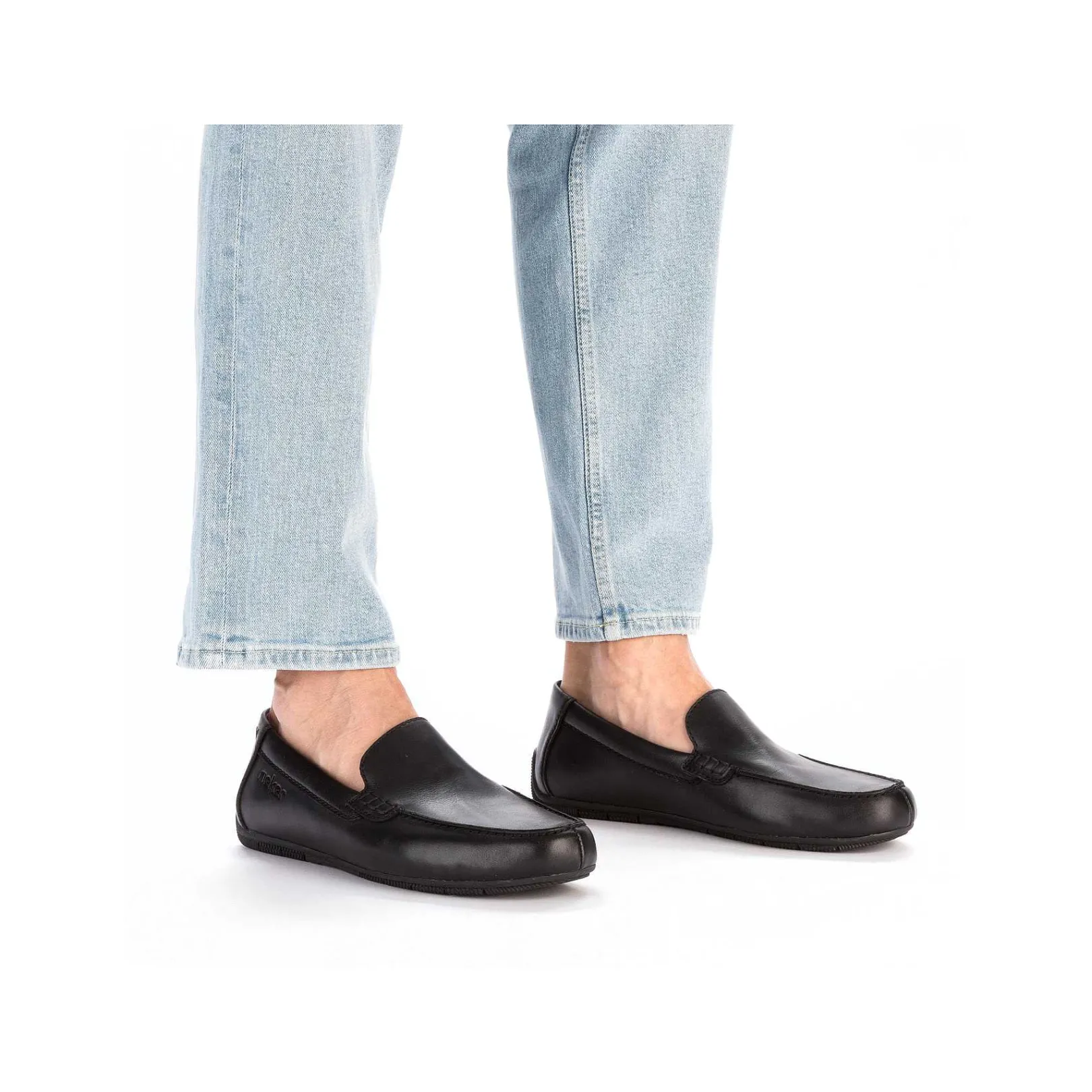 Men'S Slippers Glossy Black Men'S Low Shoes & Slippers