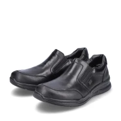Clearance Men'S Slippers Glossy Black Men'S Low Shoes & Slippers