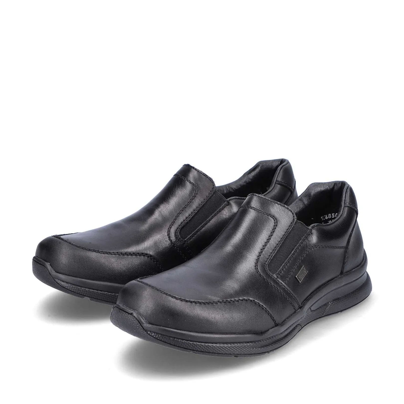 Clearance Men'S Slippers Glossy Black Men'S Low Shoes & Slippers
