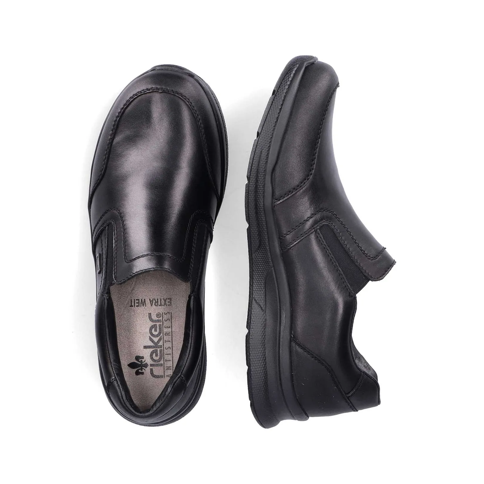 Clearance Men'S Slippers Glossy Black Men'S Low Shoes & Slippers