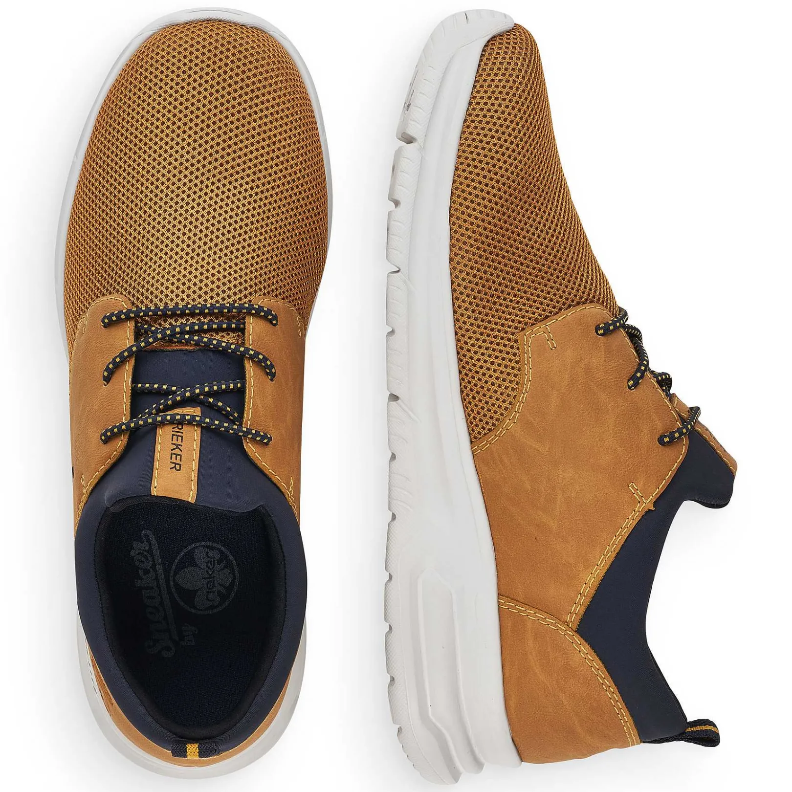 Sale Men'S Slippers Golden Yellow-Pacific Blue Men'S Low Shoes & Slippers
