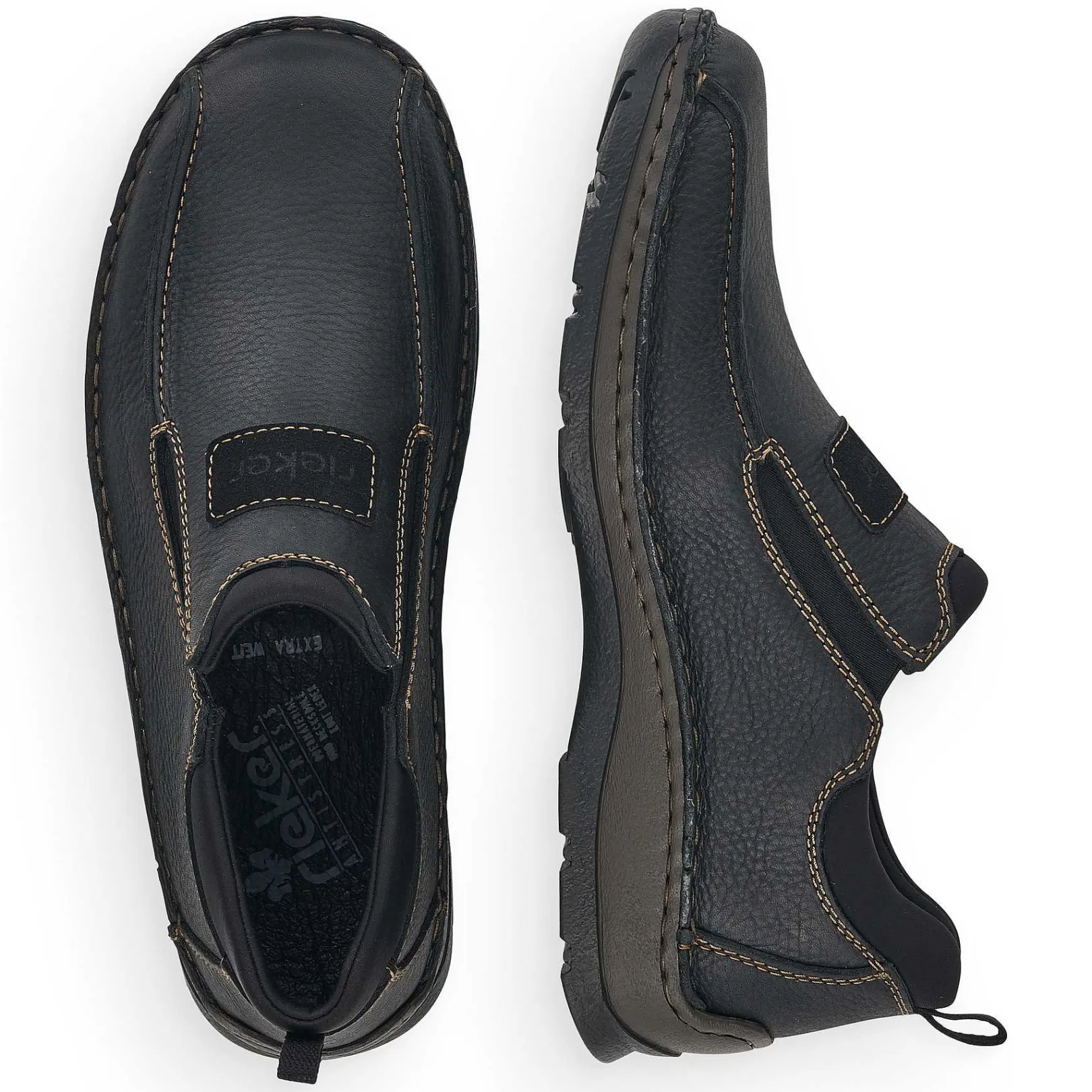 Best Men'S Slippers Jet Black Men'S Low Shoes & Slippers