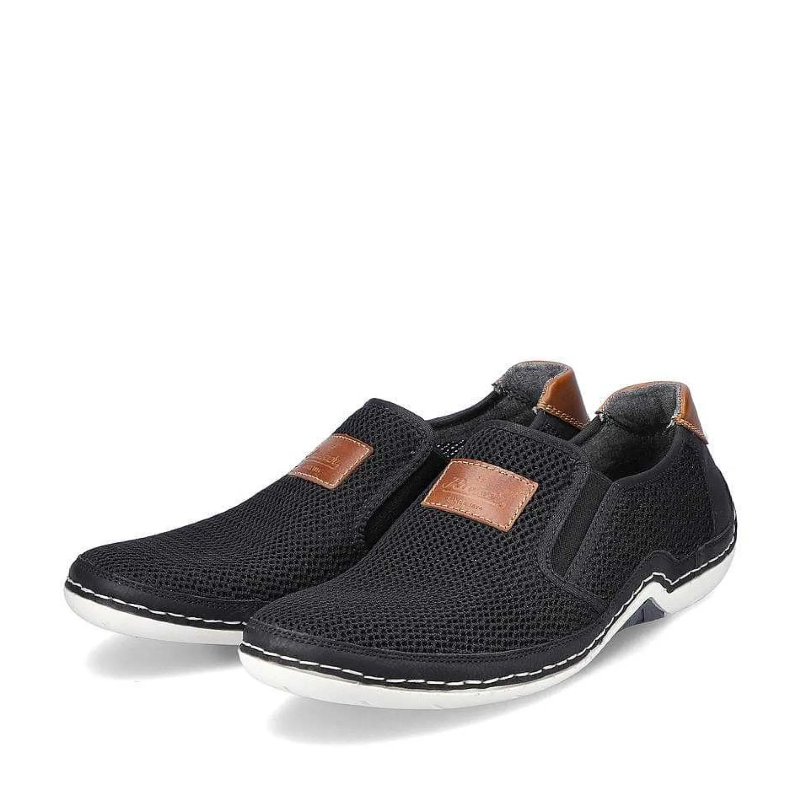 Men'S Slippers Jet Black Men'S Low Shoes & Slippers