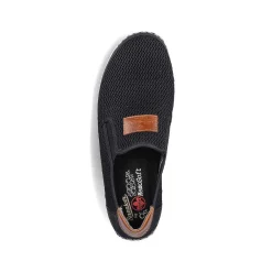 Men'S Slippers Jet Black Men'S Low Shoes & Slippers