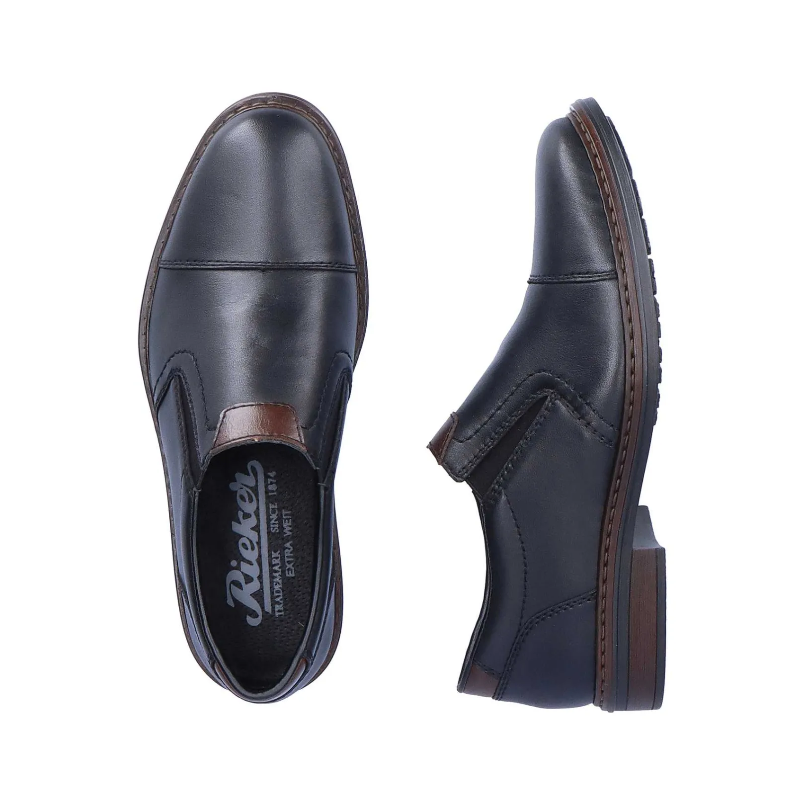 Online Men'S Slippers Jet Black Men'S Business Shoes