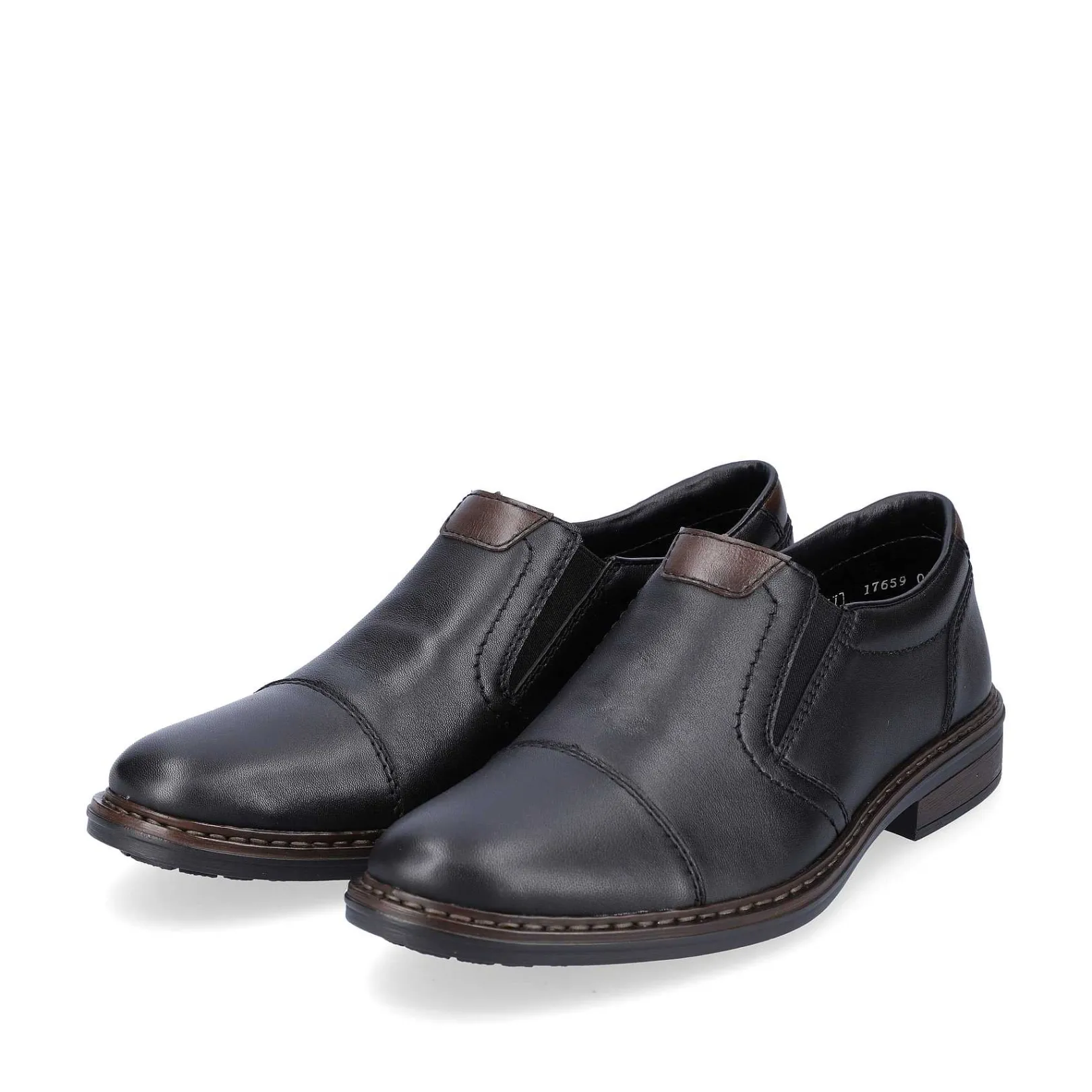 Online Men'S Slippers Jet Black Men'S Business Shoes