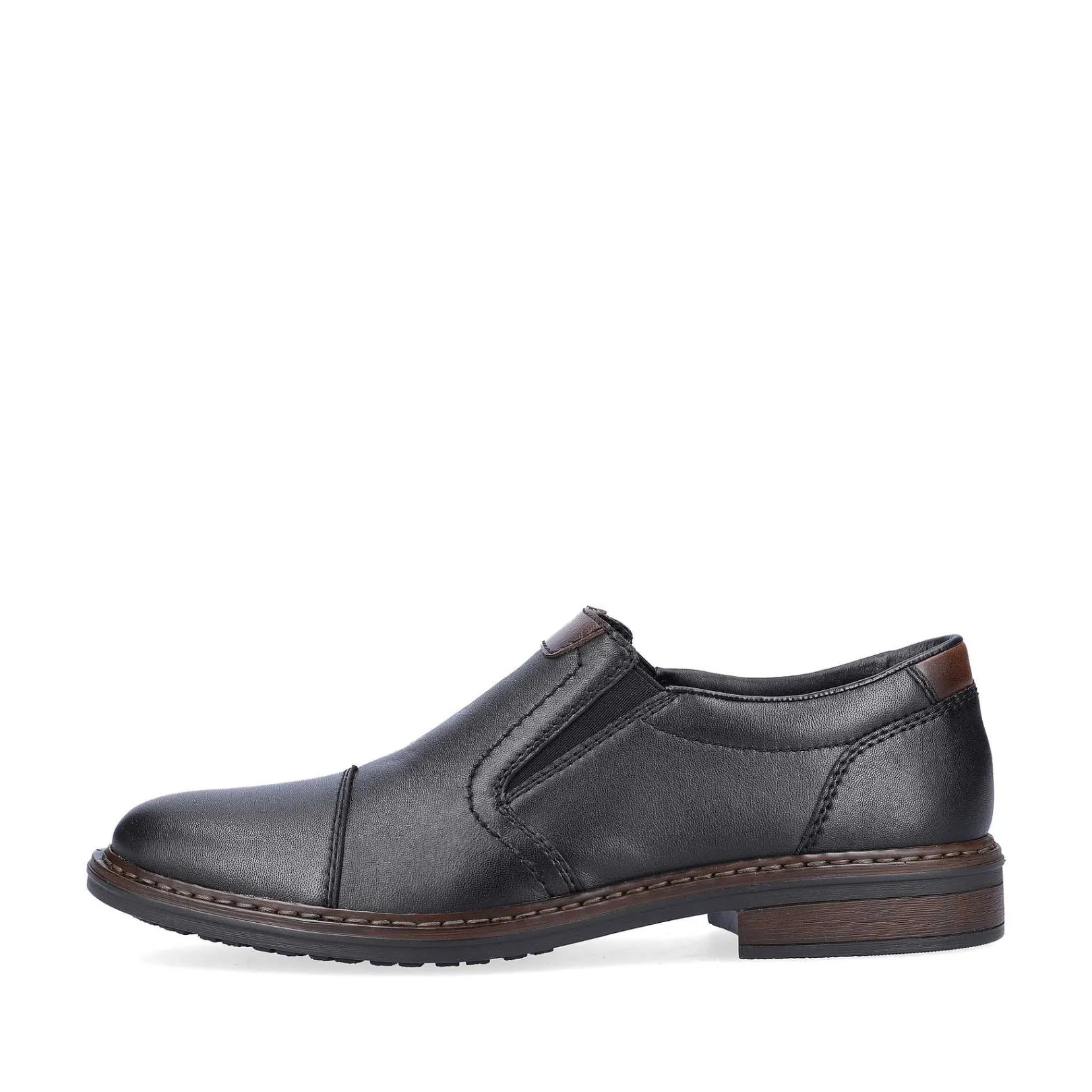 Online Men'S Slippers Jet Black Men'S Business Shoes