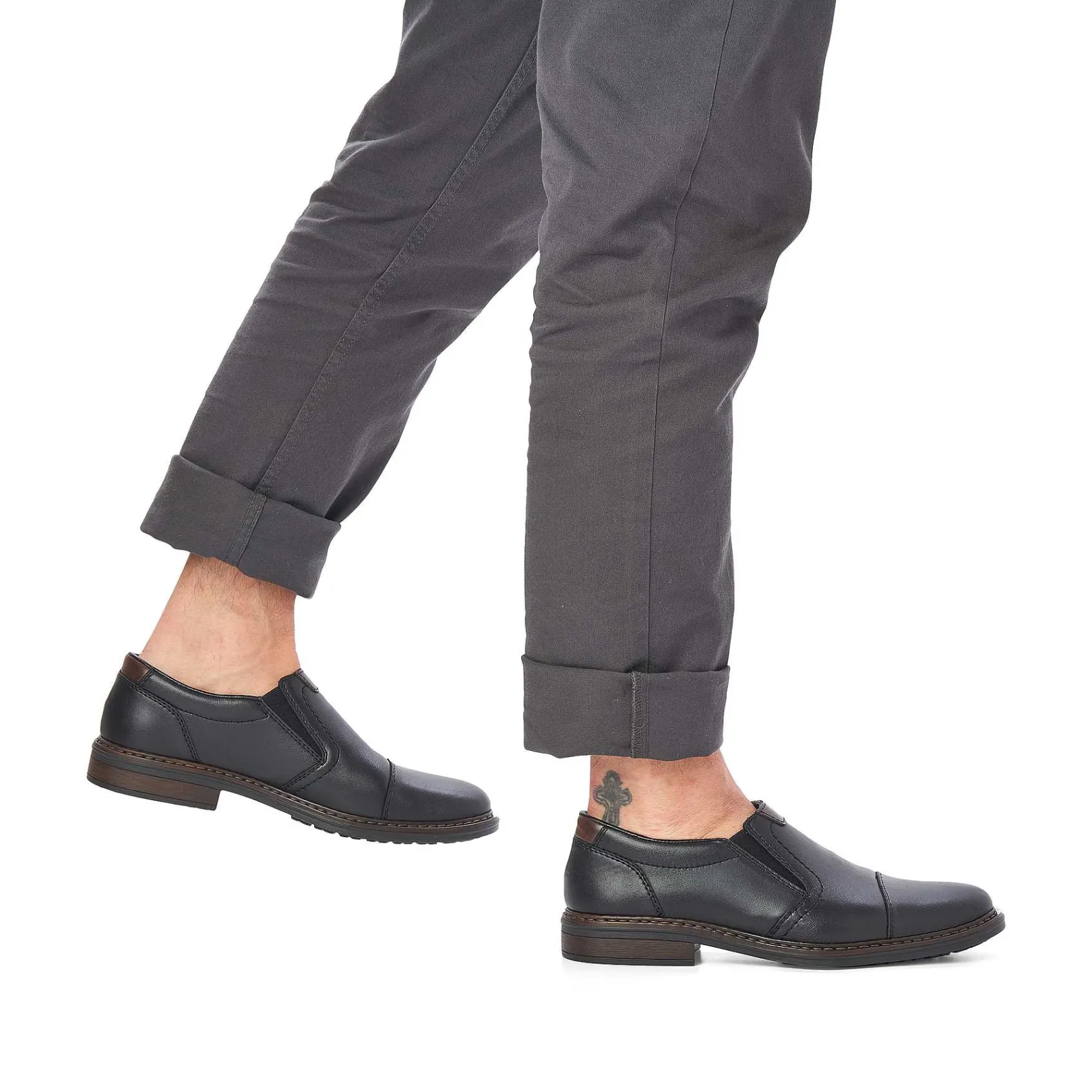 Online Men'S Slippers Jet Black Men'S Business Shoes