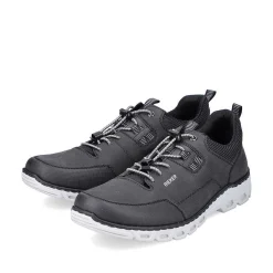 Online Men'S Slippers Jet Black Men'S Low Shoes & Slippers