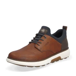 Sale Men'S Slippers Nut Brown-Navy Blue Men'S Low Shoes & Slippers