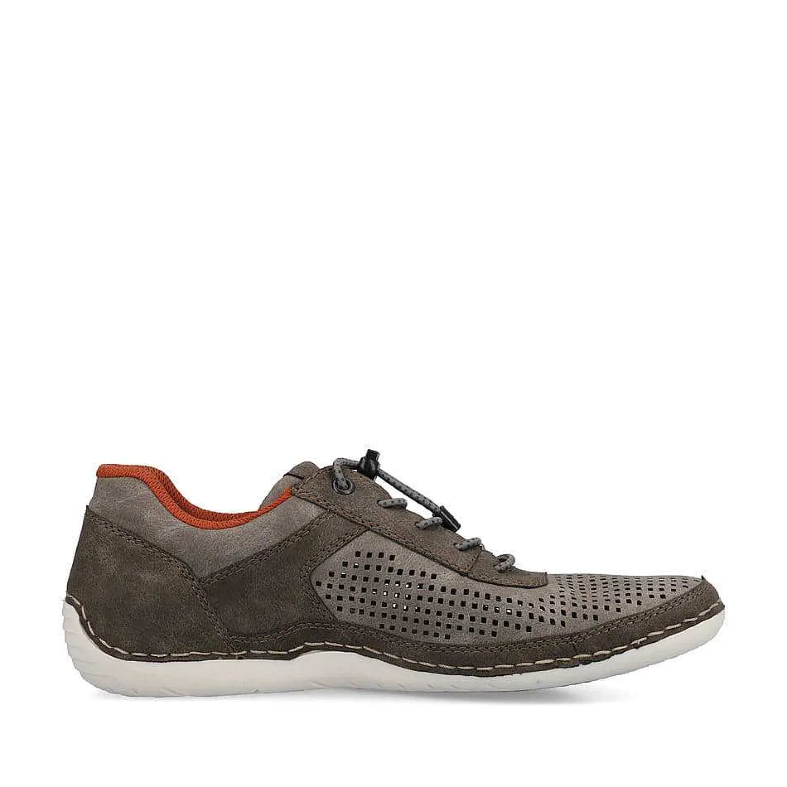 Discount Men'S Slippers Olive Brown-Orange Men'S Low Shoes & Slippers