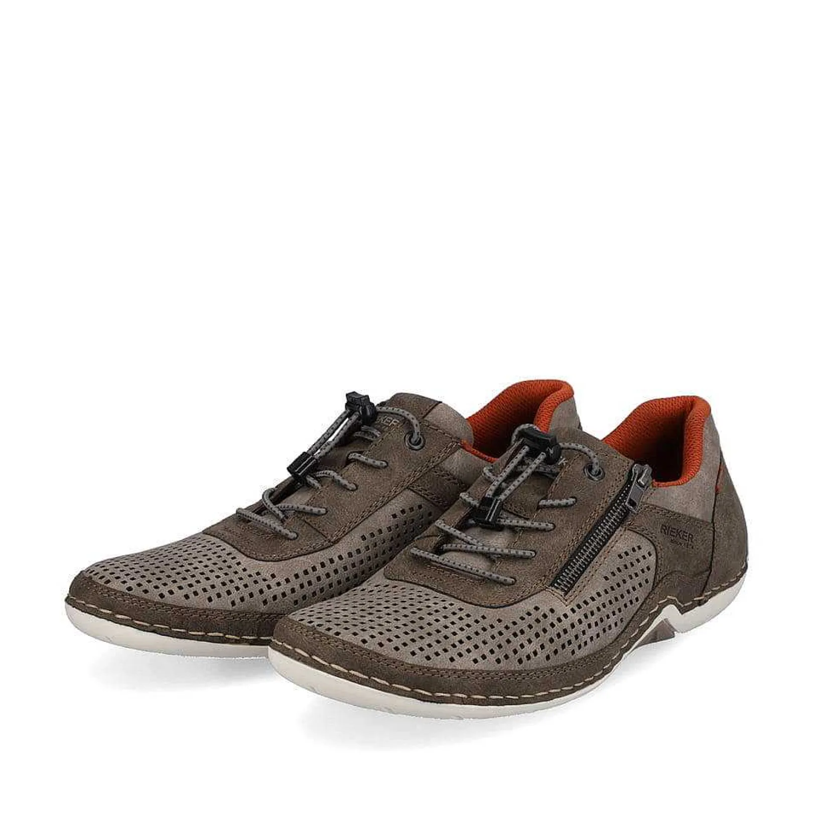 Discount Men'S Slippers Olive Brown-Orange Men'S Low Shoes & Slippers