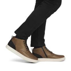 Online Men'S Sneaker High Caramel Brown Men'S Sneakers
