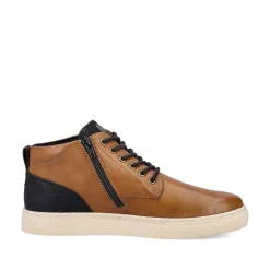 Online Men'S Sneaker High Caramel Brown Men'S Sneakers