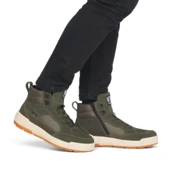 Best Men'S Sneaker High Khaki Green Men'S Sneakers