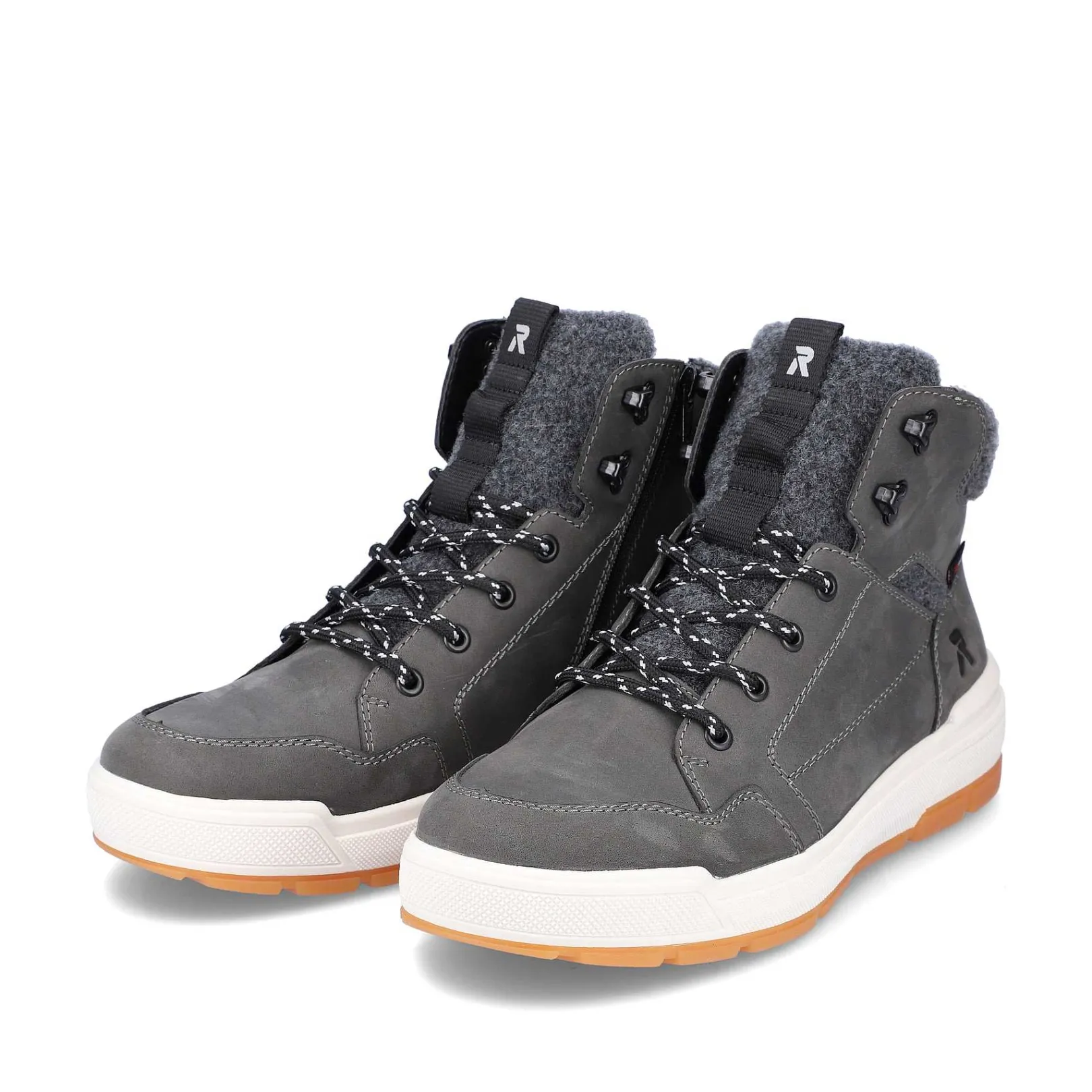 Outlet Men'S Sneaker High Graphite Men'S Sneakers