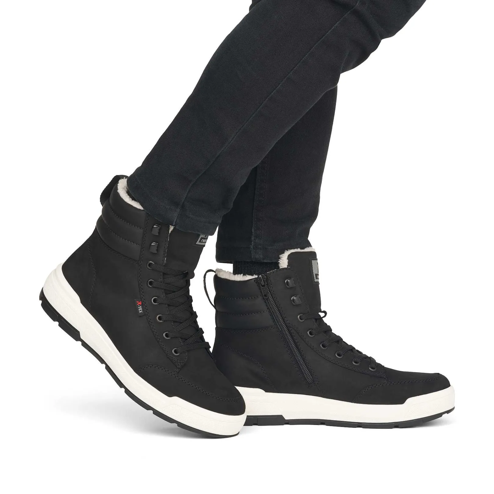 Discount Men'S Sneaker High Steel Black Men'S Sneakers