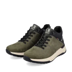 Outlet Men'S Sneaker High Forest Green Men'S Sneakers