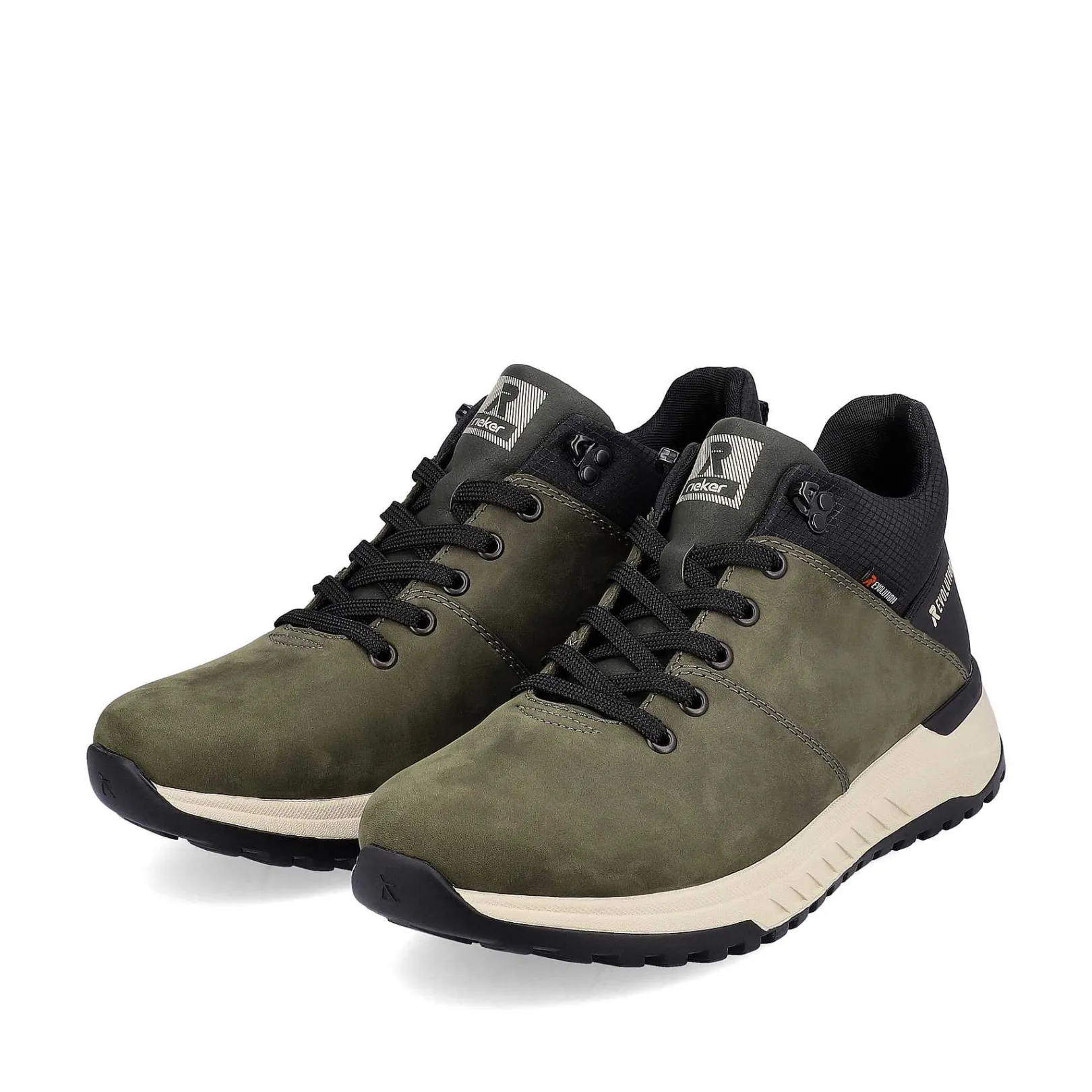 Outlet Men'S Sneaker High Forest Green Men'S Sneakers