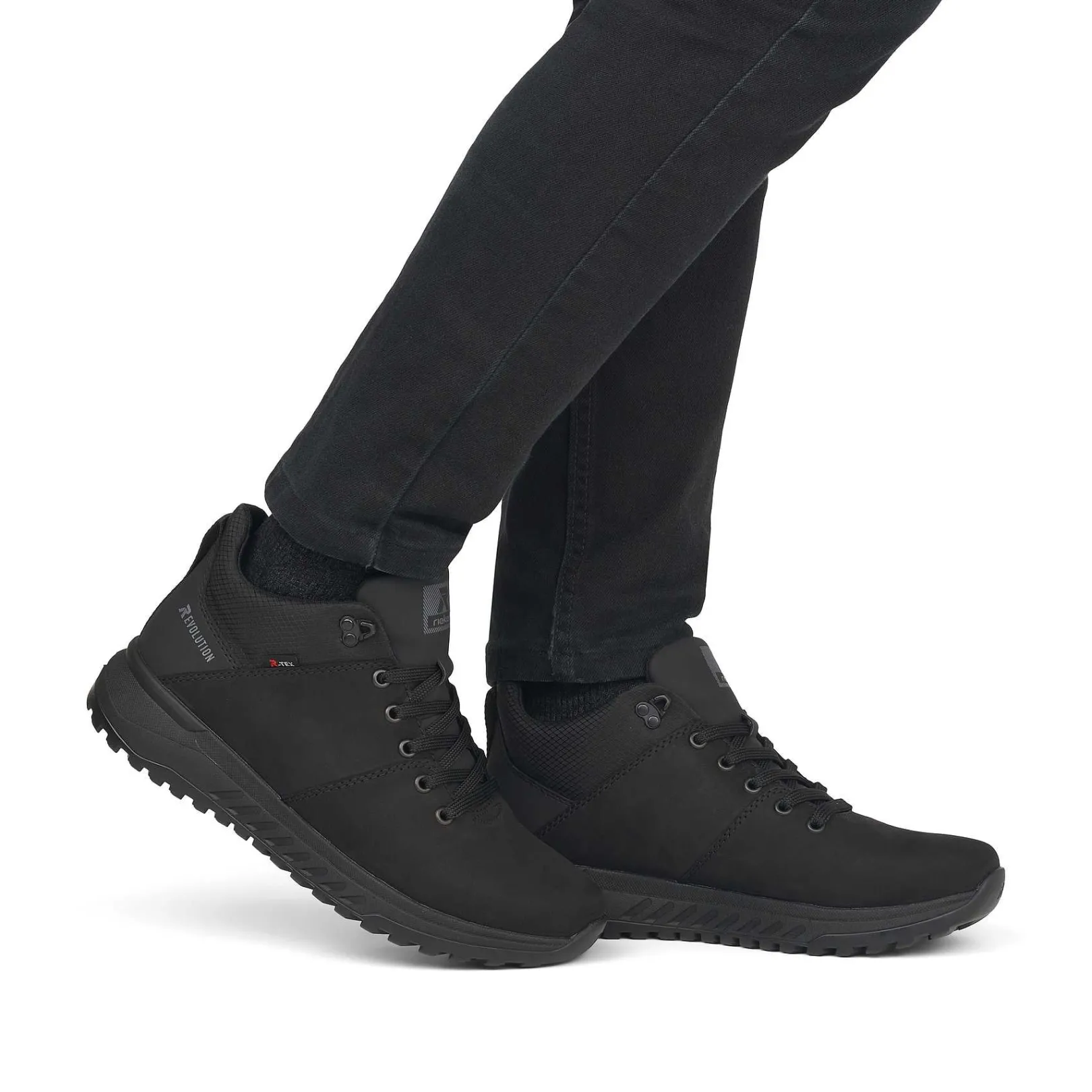 Sale Men'S Sneaker High Deep Black Men'S Sneakers
