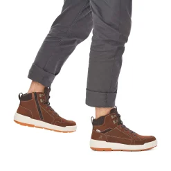 Discount Men'S Sneaker High Nut Brown Men'S Sneakers