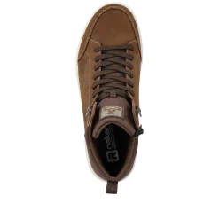 Sale Men'S Sneaker High Wood Brown Men'S Sneakers