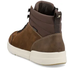 Sale Men'S Sneaker High Wood Brown Men'S Sneakers